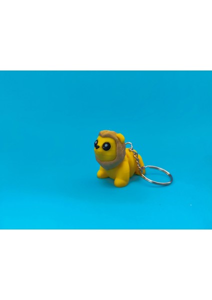 Sevimli Aslan Anahtarlık – 3D Baskı Özel Tasarım