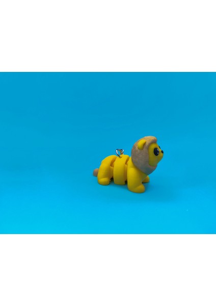 Sevimli Aslan Anahtarlık – 3D Baskı Özel Tasarım