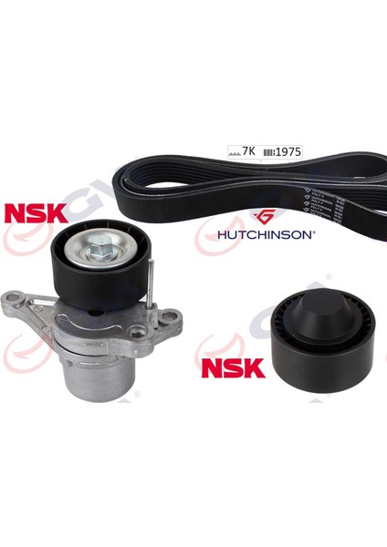 Alternatör Gergi Kiti Kütüklü Master Iii 2.3 Dci 10 Laguna Ii-Iii-Trafic Ii 2.0 Dci 07 K017PK1973 Gnzrz