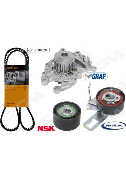 Devirdaimli Eksantrik Gergi KİTİ-2008-3008-5008-C4 Cactus-Tourneo Connect 18- 1.5d Gnzrz