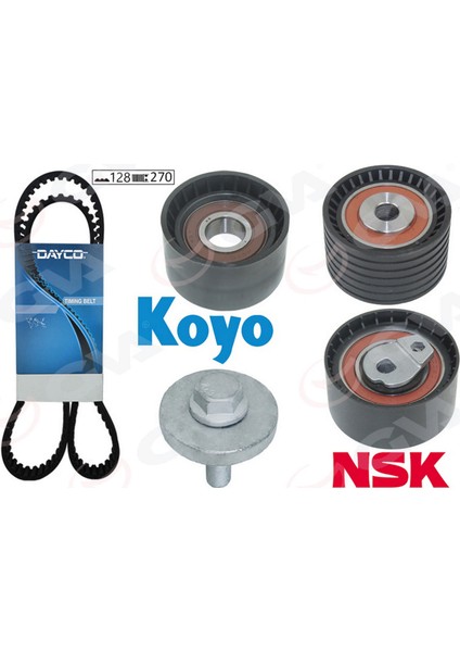 Eksantrik Gergi Kiti 128X270 Laguna 98-01 -Megane 99 -Scenic 00-03 -Espace Iii 1.8-2.0 16V K025507XS Gnzrz