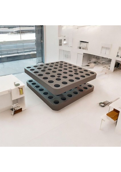 Laboratuvar Vial Standı Vial Rackı Apartman Dizayn (2li Set) Özel Tasarım