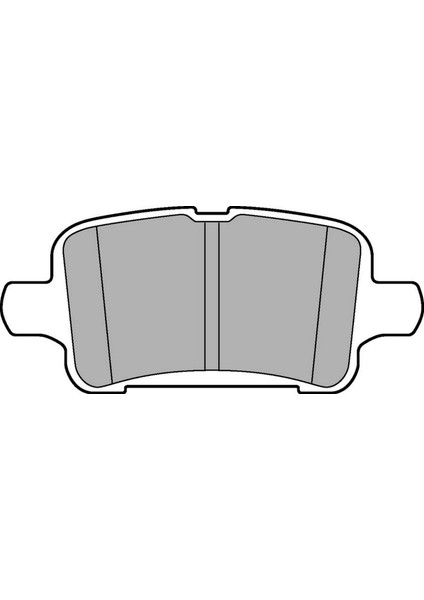 Fren Balatasi Arka Opel Astra K 1.0 / 1.2 / 1.4 / 1.5 / 1.6 15 -, Astra K Sports Tourer 1.4 / 1.6 15 - Gnzrz