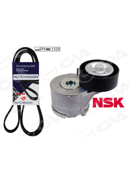 Alternatör Gergi Kiti Fiorino-Linea-Punto-Punto Evo 1.3 Dmtj-Agila 1.3 Cdti Klimali K026PK1320 Gnzrz