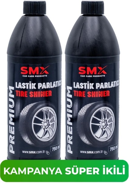 Lastik Parlatıcı 750 ml 2 Adet