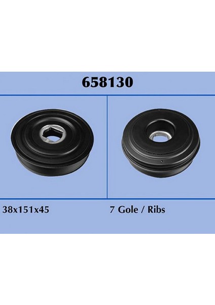 Krank Kasnaği 7 Kanal Master Iii-Movano-Nissan NV400 2.3 Dci-Cdti M9T Gnzrz