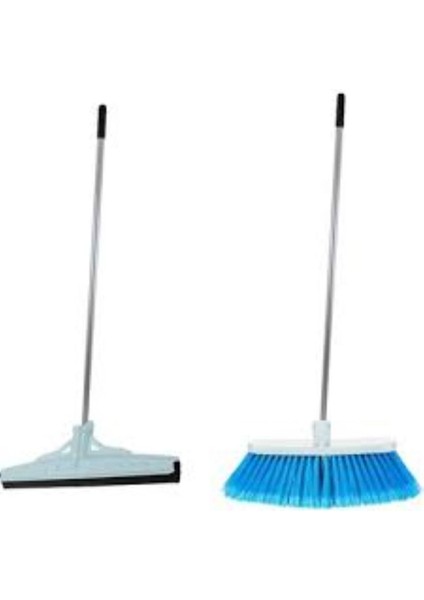 2li Set-Saplı Oto Fırça/süpürge-Saplı 55 cm Çekpas/çekçek/çeksil/yersil