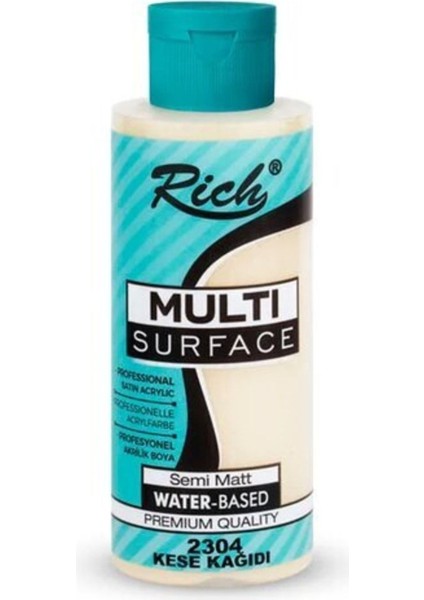 Multi Surface Akrilik Boya 120CC Kese Kağıdı N:2304
