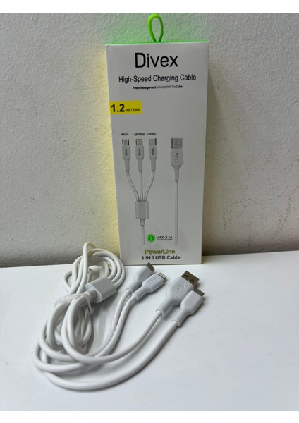 DC-113 3in1 USB Kablo
