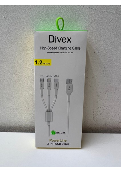 DC-113 3in1 USB Kablo
