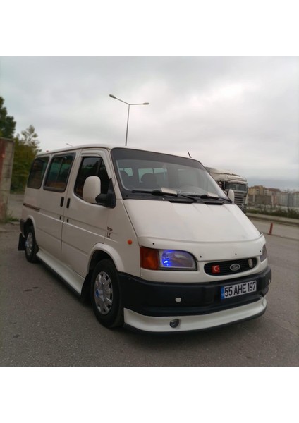 Transit 12 Beyaz Ön Tampon Ek Abs Plastik Sisler Dahil GARAGE453