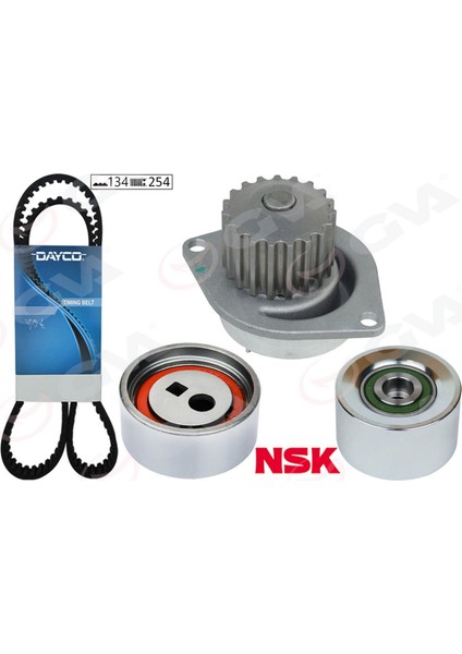 Devirdaimli Eksantrik Gergi Kiti 134X254 P106 Ii 1.6 96- TU5J4 -Saxo 1.6 96-03 TU5JP4 Gnzrz