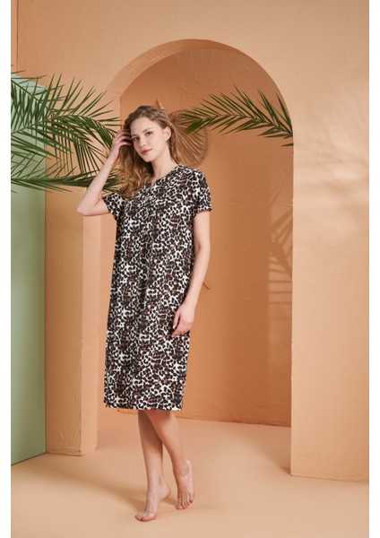 Pijama Kadın Büyük Beden Boy Elbise 27066