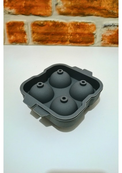 Büyük Boy Silikon Küre Buz Kalıbı - Çikolata Kalıbı-1 Adet modelleri