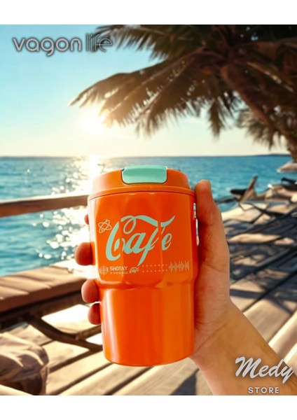 - Stainless Steel Mug Kahve Bardağı 450 ml
