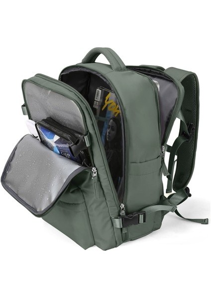 Yeni Stil Seyahat Sırt Çantası Kadın Büyük Kapasiteli Çok Fonksiyonlu Bagaj Sırt Çantası Üniversite Öğrencileri Lise Öğrenci Seyahat Çantası (Yurt Dışından)