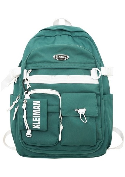 Yüksek Değerli Sırt Kadın Asılı Küçük Orta Okul Öğrencisi Okul Erkek Çok Katmanlı Çok Cepli Sırt Çantası 43*30*13 cm (Yurt Dışından)