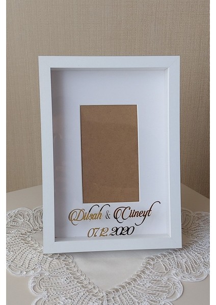 21 x 30 cm Verda Anı Çerçevesi Isim Tarihli
