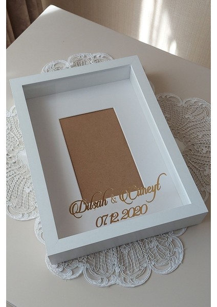 21 x 30 cm Verda Anı Çerçevesi Isim Tarihli