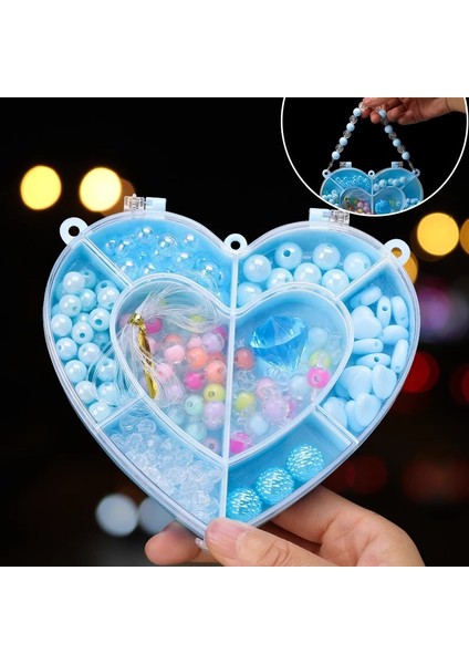 El Yapımı Boncuklu Diy Tasarım Takı Hediye Seti Çocuklar Için Kızlar Oyuncaklar Saç Aksesuarları Kolye Hediye (Yurt Dışından)