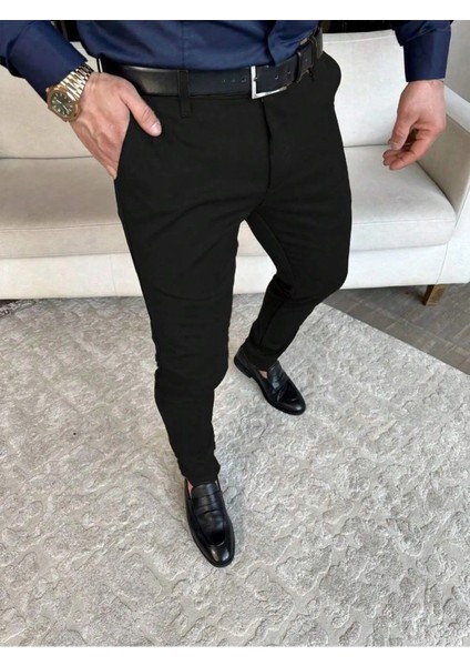 Casual Slim Fit Erkek Chıno Pantolon