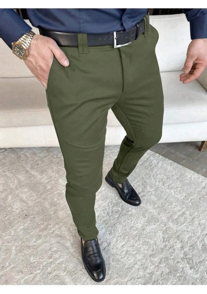 Casual Slim Fit Erkek Chıno Pantolon