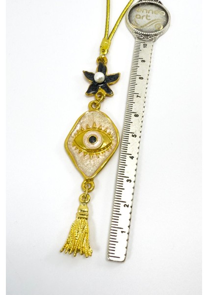 Deniz Yıldızı Metal Püsküllü Göz Dikiz Ayna Süsü, Metal Lineart Göz Figürü Tarz Yeni Araba Hediyesi fiyatları