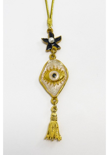 Deniz Yıldızı Metal Püsküllü Göz Dikiz Ayna Süsü, Metal Lineart Göz Figürü Tarz Yeni Araba Hediyesi modelleri