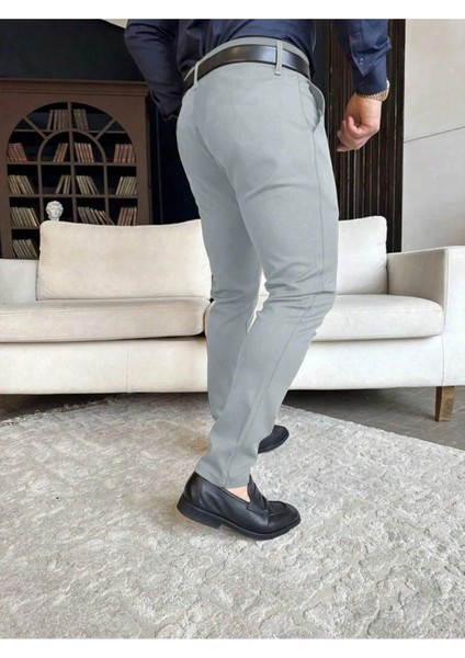Casual Slim Fit Erkek Chıno Pantolon