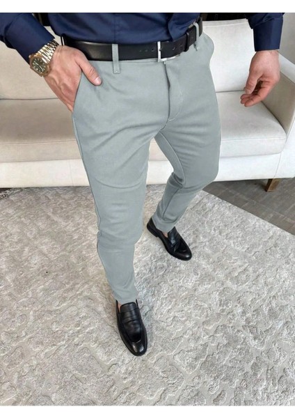Casual Slim Fit Erkek Chıno Pantolon
