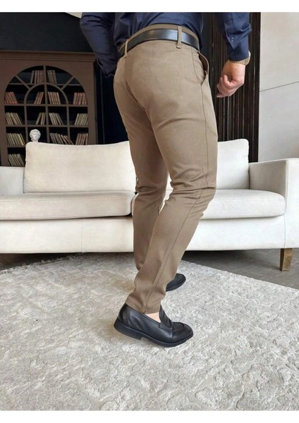 Casual Slim Fit Erkek Chıno Pantolon