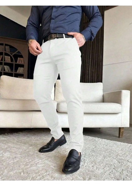 Casual Slim Fit Erkek Chıno Pantolon fiyatları