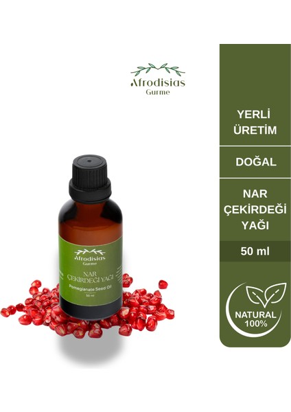Nar Çekirdeği Yağı 50 ml - Soğuk Sıkım Doğal ve Saf