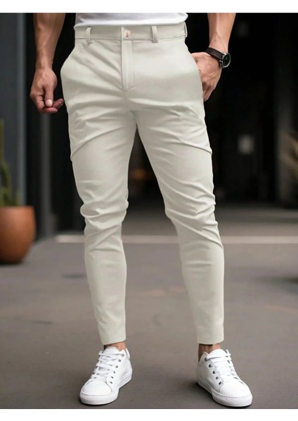 Casual Slim Fit Erkek Chıno Pantolon