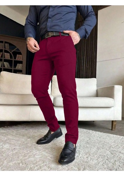 Casual Slim Fit Erkek Chıno Pantolon fiyatları