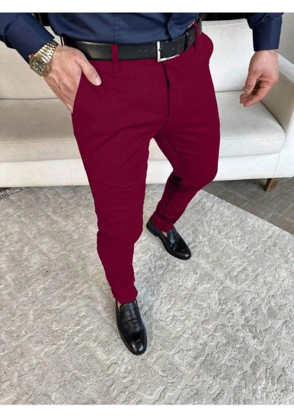 Casual Slim Fit Erkek Chıno Pantolon
