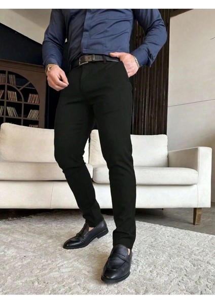 Casual Slim Fit Erkek Chıno Pantolon