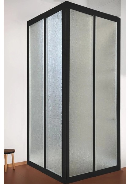 Duşakabin Kare Mika Camlı 70X70 (Teknesiz)