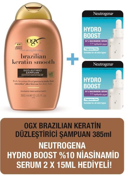 Brazilian Keratin Şampuan - Niasinamid Serum Hediye
