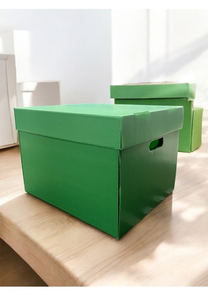 Arşiv Kutusu ve Dosyası Taşıma Kutusu 42X35X30CM Plastik Oluklu Levha fiyatları