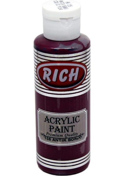 Akrilik Boya 120 cc Antik Bordo 158