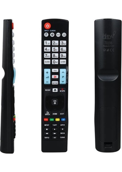 Hey Lg Küçük Kalıp AKB74455403 Smart My Apps Tuşlu LCD LED Tv Kumanda