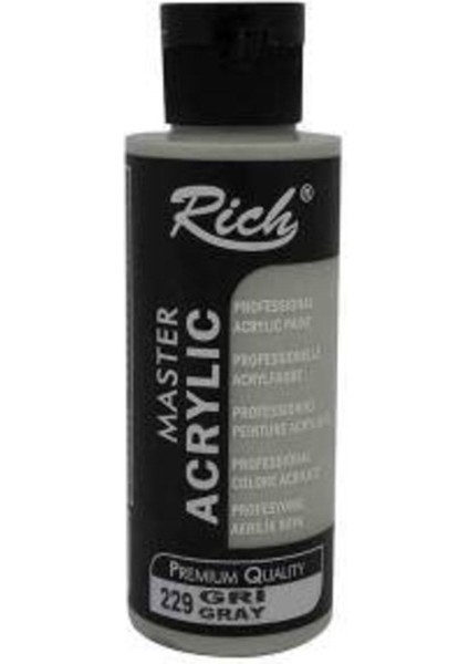 Master Acrylic Akrilik Boya 229 Gri 120 cc