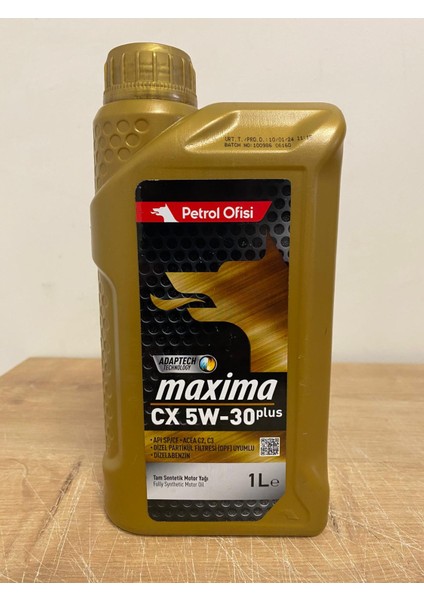 Cx 5W-30 Dpf Uyumlu Tam Sentetik 1litre Motor Yağı (2024 Üretim)