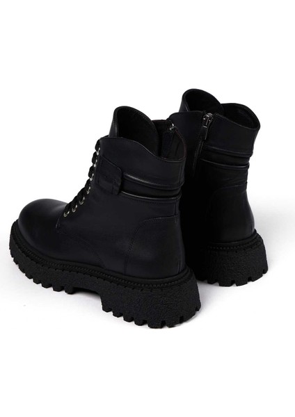 Bağcıklı Termo Taban Düz Bot 101-22516-02 Kadın Bot modelleri