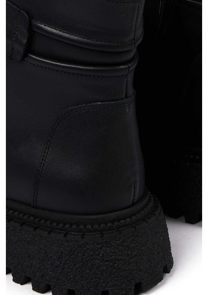 Bağcıklı Termo Taban Düz Bot 101-22516-02 Kadın Bot fırsatları