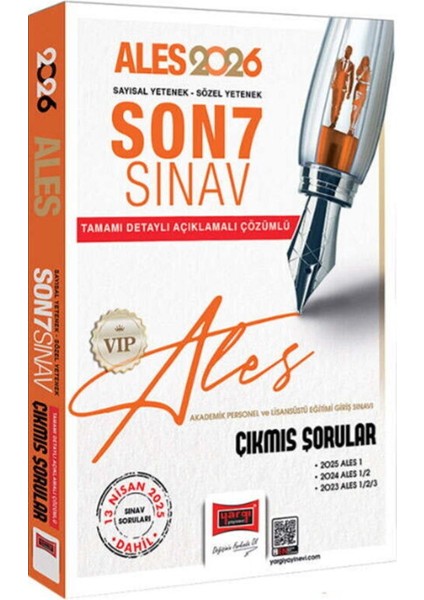 Yargı Yayınları 2026 Ales Vıp Son 7 Sınav Çıkmış Sorular