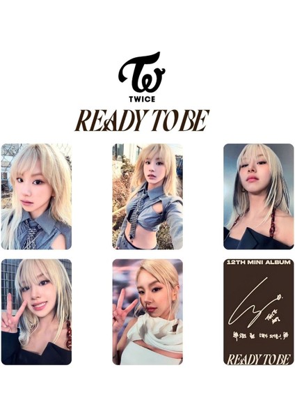 Twıce Chaeyoung '' Ready To Be '' Album Kart Seti
