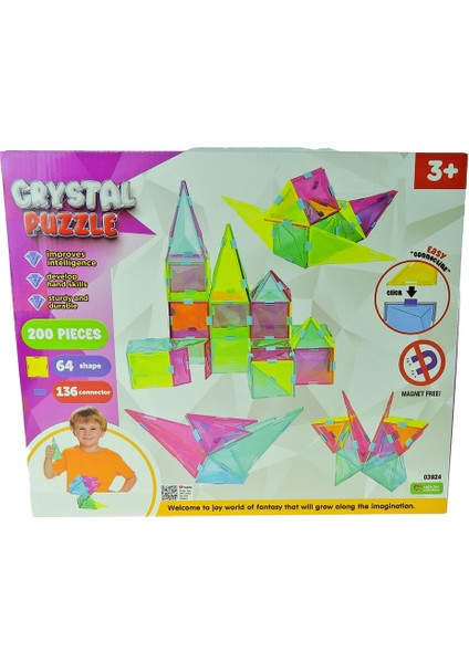 Oyuncak Kristal Puzzle 200 Parça 5 cm fiyatları