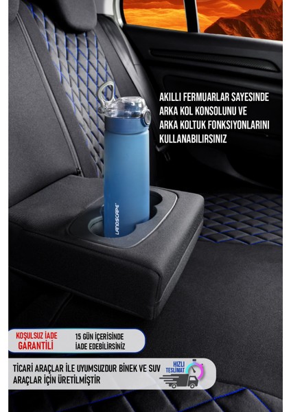 Dacia Lodgy (2013-2023) Uyumlu Tam Set Oto Koltuk Kılıfı Venüs Serisi .5 fırsatları